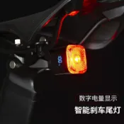 紫菀百貨店 智能剎車感應自行車尾燈山地公路車type-c充電夜騎警示燈騎行裝備