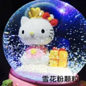 歡樂購物網 大號 中號 小號雪花粉 水晶球填充純白雪花粉水晶泥材料