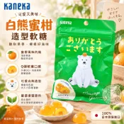 《日本零食倉庫》🇯🇵現貨供應 KANEKA白熊蜜柑軟糖40g 2026.11.16 橘子軟糖 柑橘軟糖