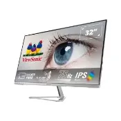【ViewSonic 優派】雷蛇白色有線電競滑鼠組★VX3276-MHD-3 32型 IPS 美型 窄邊框螢幕(HDR10/內建喇叭)