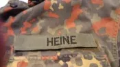 德軍橄欖綠名條HEINE(公發品/後有魔鬼貼,適用斑點迷彩與橄欖綠上衣,外套,Parka)