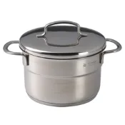 WMF 德國 316 不鏽鋼迷你小湯鍋 (含蓋) 14cm 1.3L 泡麵鍋 保鮮 (電磁爐 IH爐可用)