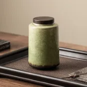 【窯變復古陶瓷】茶葉罐 密封罐 儲茶罐 存茶罐 防潮收納罐 普洱收納罐 家用小茶倉 陶瓷儲存罐