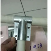 【大平農場】1吋T型夾，1寸壓膜槽固定卡 (配合錏管接頭 彈簧夾 黑互仔等 用於 溫室 網室)