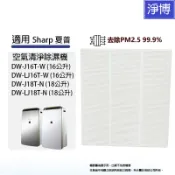 適用Sharp夏普除濕機16公升DW-J16T-W LJ16T 18公升J18T-N LJ18T替換用HEPA濾網