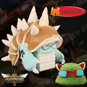 英雄聯盟LOL 披甲龍龜帽子cos 拉姆斯帽子拉莫斯帽子Rammus 絨毛帽子毛絨帽子cosplay 提莫帽子