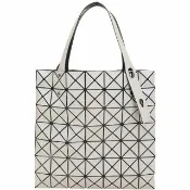 【ISSEY MIYAKE 三宅一生】PRISM MATTE-2 BAOBAO 7x7 珠光幾何手提托特包(灰色)(幾何包 日本精品)
