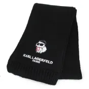 Karl Lagerfeld  卡爾貓咪圖騰黑色毛帽