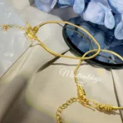 「周邊」18cm 超美金莎愛戀💓 百搭手鍊 手鍊 手環 聖物手環