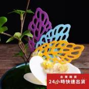 ◎10枚入◎3D鏤空樹葉水晶棒棒糖用可食用糯米紙/威化紙/冷盤烘焙裝飾/蛋糕甜點冷盤裝飾