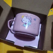 幫媽咪賣 全新 夢時代 來店禮 Hello kitty 凱蒂貓 造型碗盤組