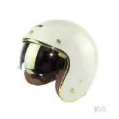 現貨🔥【YAMAHA YSP正仁機車行】涼感 晶淬墨鏡小可愛 半罩型安全帽 3/4安全帽