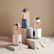 (店+)無線加熱恆溫杯(多色;300ml/可定溫/外出泡奶機/調乳器/溫奶器)