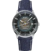 MIDO 美度錶 官方授權 Commander單寧漸層機械腕錶-藍(M0214071841100)/40mm