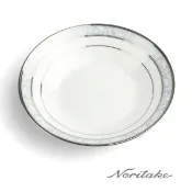 【NORITAKE】花舞春風銀邊湯盤(19cm)