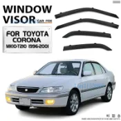 ✨晴雨窗 高品質✨適用於豐田Toyota Corona Window visor車窗晴雨窗雨遮陽擾流板 QYC