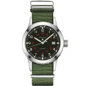 LONGINES 浪琴 Heritage Military COSD復刻軍事機械錶 開學換新季 送禮推薦-黑/40mm L2.832.4.53.5