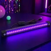 LED紫外線UV照明燈管(燈條 氛圍燈 房間 USB小夜燈 KTV 派對 拍攝道具 布置 酒吧 裝飾)