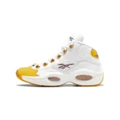 (店+)【REEBOK】FX4278 Reebok Question Yellow Toe 湖人配色 減震耐磨 中幫 籃球鞋 男女同款 白黃