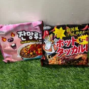 蛋妹⭐韓國paldo露比辣味炸醬麵110g/香辣雞鐵板炒麵140g (效期26/07/19)