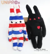 UNIPRO優鋪 UNIPRO 日系 彩虹兔 筆袋 易拉扣證件包 零錢包 毛巾 布娃娃 兔兔 玩偶 兒童 玩偶 聖誕節 禮物