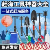 🔥台灣出貨🔥趕海工具套裝大全 成人挖蛤蜊螃蟹手套 沙灘鏟夾子 兒童裝備耙子全新