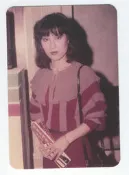 (盼16)   楊盼盼  3*5 沖洗照片一張，早期圓角相片，保存還不錯!
