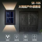 小婷電腦旗艦店 SE-105 太陽能戶外感應燈 自動亮燈 太陽能燈 露營燈 掛燈 壁燈 雙頭燈照明 暖黃光