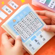 協貿國際日用品生活9館 小學生攜帶課程表兒童一年級課堂表幼兒園家用自律表卡片小號學習神器計劃表行為好習慣養成時間管理規劃貼紙