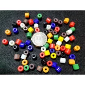 【非織不可】角珠 管珠 大顆原住民珠 陶瓷珠 混色 7*7mm 串珠材料