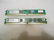 創見 DDR2 800 2Gx2=4G（7T）（窄版）（南亞）【雙通道、原廠終身保固】