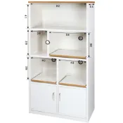 (店+)『昱陽傢俱』塑鋼環保3x6尺白色高層電器櫃/收納櫃/電器架/碗盤櫃/餐櫃/櫃子/全新品(二色任選)【雙北市免運費】