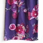【蛋植物古著】Laura Ashley純絲印花古著洋裝