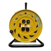 {金銀銅鐵錫} 附發票 工業級電纜輪座輪座式 電源線組輪座式延長線動力線 3P 2.0mm*30M 125V(過載保護)