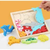 Chunky Puzzle/Jigsaw Puzzle 3D Animal Dinosaur Fruit Transpo