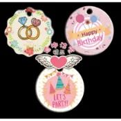 ☆命中注定☆婚禮,派對,生日貼紙,小卡,棉花糖,手做,二次進場,婚禮小物,喜糖,生日禮物,派對糖果