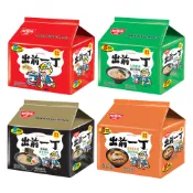 【蝦皮直營】日清 Nissin 出前一丁 經典款速食麵 麻油/九州濃湯/黑蒜油/北海道味噌 5包x6袋 箱裝 泡麵