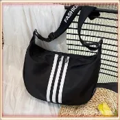 ✨台灣出貨  日係複古百搭斜跨餃子包2026休閒簡約尼龍佈新月包大學生單肩包女 💎滿額免運💎 