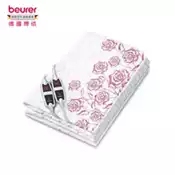 【百利市購物中心】【德國博依 beurer】銀離子抗菌床墊型電毯/電熱毯-雙人雙控定時型 (TP66XXL) 自動降溫+12小時關機