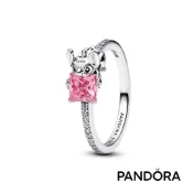 【Pandora】迪士尼《星際寶貝》史迪奇造型粉紅寶石戒指 官方直營