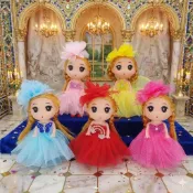 芭比娃娃 公主娃娃 洋娃娃 公主鑰匙圈 美人魚娃娃 玩偶 迷你娃娃 鑽石娃娃 裝扮娃娃 公主皇冠 美人魚 鑰匙圈 公主