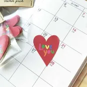Love You 愛你 貼紙 (10枚)