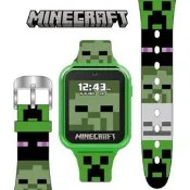 正版Minecraft兒童智慧手觸控螢幕互動手10個渴自訂的鐘面內建相錄影鬧鐘算器