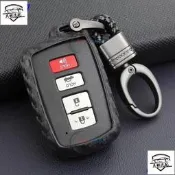 臺灣現貨MQ TOYOTA 豐田 RAV4 鑰匙套 鑰匙 保護套 碳纖維 卡夢 4代 4.5代 PRIUS 鎖匙 皮套【