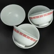 大同 強化磁器 拉麵 圖騰 飯碗 陶瓷 訂單需湊滿120