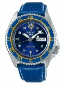 大高雄鐘錶城 seiko SK037 精工錶 SK037 4R36-08W0B(SRPF17K1)限量快打旋風聯名系列 蒼藍翡翠果決的性格兼具女性氣質-CHUN-LI春麗 42.5mm｜樂天領券現折★全館特惠中★指定刷卡回饋10%