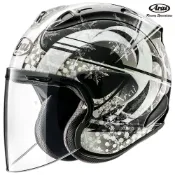 (店+)【Arai】VZ-RAM Snow Dome Black 黑色 3/4罩 安全帽 公司貨原創彩繪帽