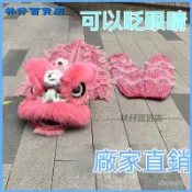 可開發票兒童舞獅子塑料舞獅子可眨眼舞獅兒童舞獅頭舞獅學校錶演舞獅 醒獅獅頭 獅子頭 舞龍舞獅 道具 醒獅獅頭