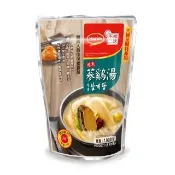 【韓味不二】韓國夏林鮑魚人蔘雞湯1kg(一整顆帶殼鮑魚的鮮美湯頭)