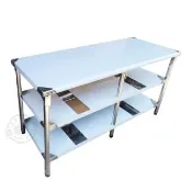 【Abis】客製商品-豪華升級版60x150CM三層圓角304不鏽鋼桌/料理桌/工作桌/工作台/流理台(2尺X5尺)